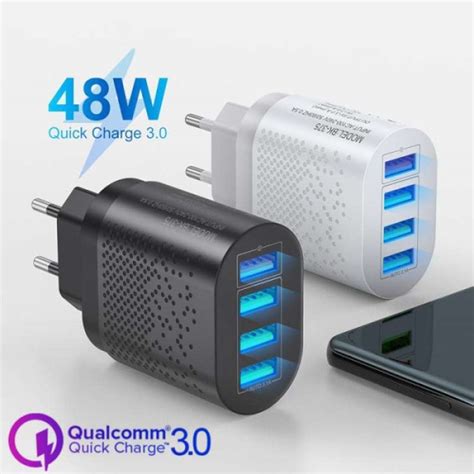 jual quick charger adapter   watt  usb charger portable