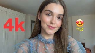 Sheer Fishnet Outfits K Try On Haul See Through Transparent Lingerie