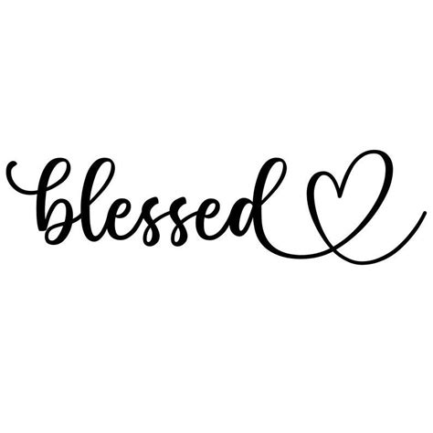 Blessed Svg Blessed Heart Svg Blessed Door Sign Svg Digital Etsy Norway