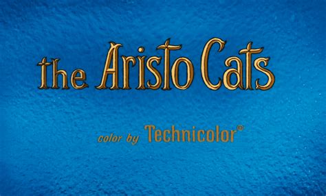 The Aristocats 1970 Rtitlecards