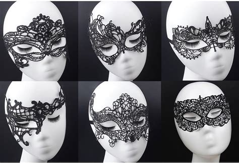 Black Masquerade Masks