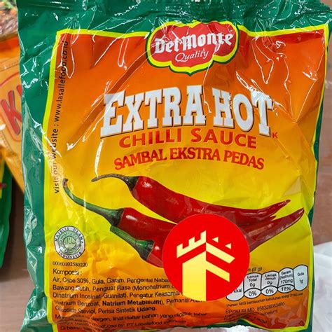 Jual Delmonte Extra Hot Sachet Gr Del Monte Saus Saos Sambal Extra Pedas Shopee Indonesia