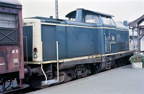 212 205 Frankenberg 05 10 87 Foto H Heiderich Bahnbilder Von W