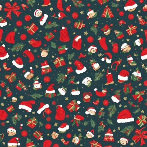 Premium Photo Christmas Pattern