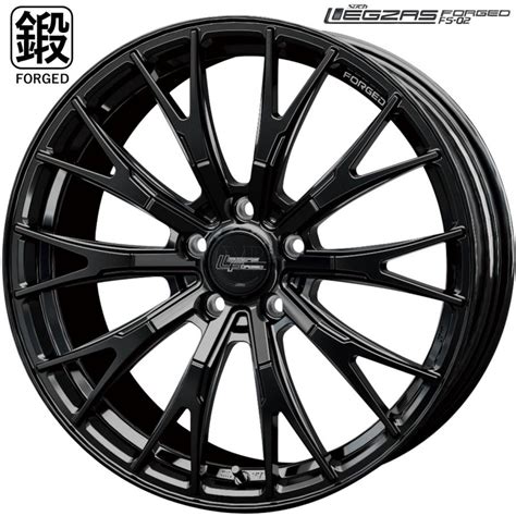 HOT STUFF シュティッヒSTICH レグザス フォージド 鍛造FS 02 18x8 0 41 5H 114 3 グロスブラックGB SF2 04 x4本 レクサス