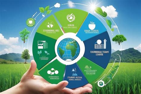 Tecnología Verde Concepto De Tecnología Ambiental Objetivos De Desarrollo Sostenible Ods Foto