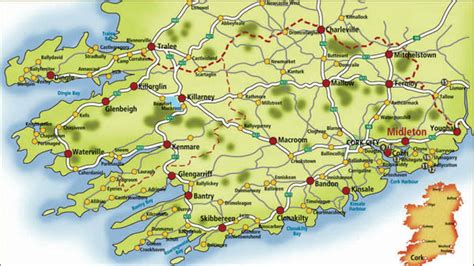 Co Kerry Map Ireland • Mappery