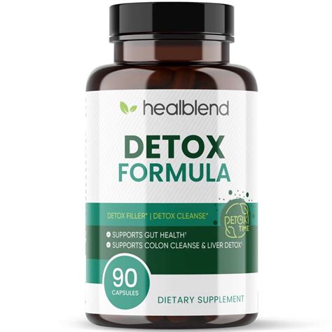 healblend Complete Detox Cleanse Capsules - Liver & Colon Health with