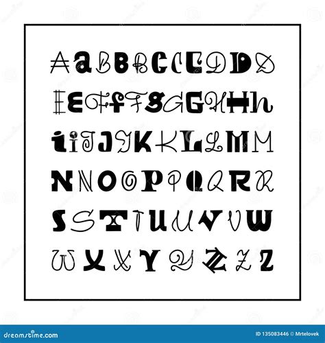 alphabet fonts  posters