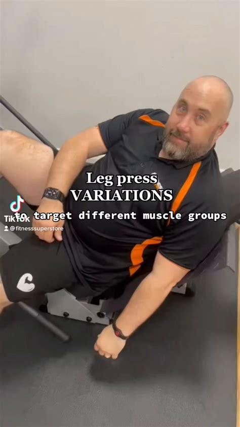 Switch up your foot placement on the leg press to target different ...