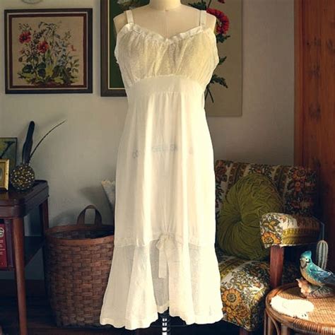 Intimates Sleepwear Vintage Lingerie Nylon Lace Full Slip Beautiful Poshmark