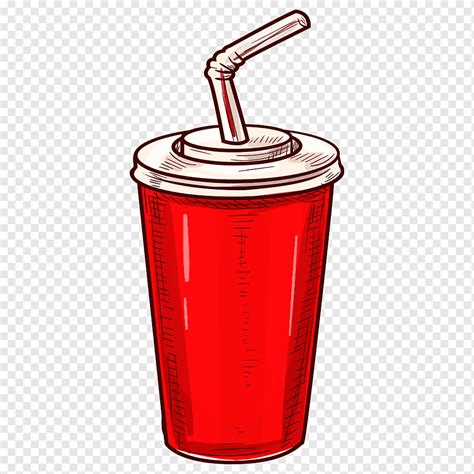 Fizzy Drinks Drinkware Cola Food Cartoon Cup Lid Fizzy Drinks