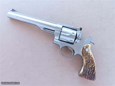 1982 Vintage Ruger Stainless Steel Redhawk 44 Magnum Revolver W