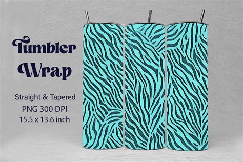 Pastel Teal Zebra Print Backgrounds By Mulew Art Thehungryjpeg