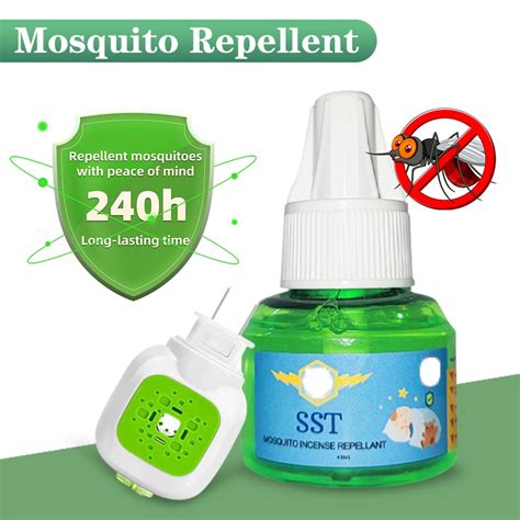 Electric Mosquito Coil Liquid Repellant Odorless Gentle Non Toxic For