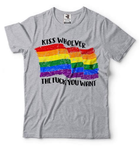 Lgbt Pride Flag T Shirt Funny Gay Lesbian Pride Tee Shirt Etsy