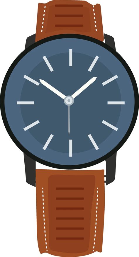 Wrist watch, illustration, vector on a white background. 6978044 Vector ...