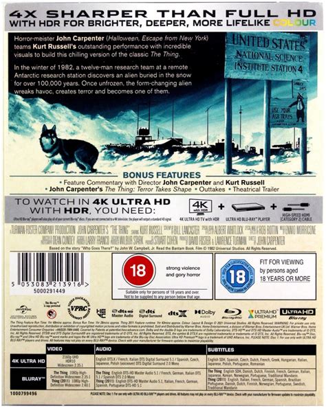 Купить ВЕЩЬ (COS) (BLU-RAY 4K)+(BLU-RAY): отзывы, фото и характеристики ...