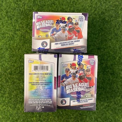 全新現貨 2024 Topps Mlb Big League Baseball Blaster Box 棒球卡盒 Yahoo奇摩拍賣