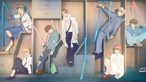 💕bts Love Yourself Answer E Version Fanart 💕 K Pop Amino
