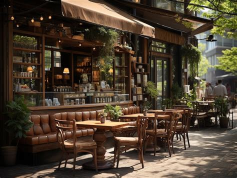 Premium Ai Image Restaurant Coffee Restaurant Coffee Shop Photo