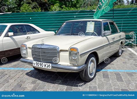 Mercedes Benz W123 Vintage Car Stock Image Editorial Stock Image