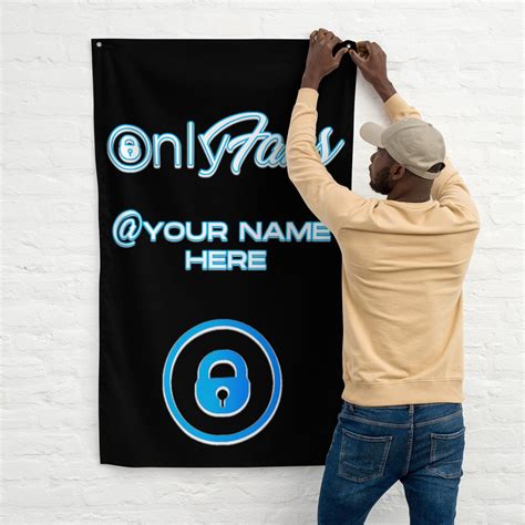 Personalized Custom ONLYFANS Flag Banner Content Creator, Gifts, Gifts