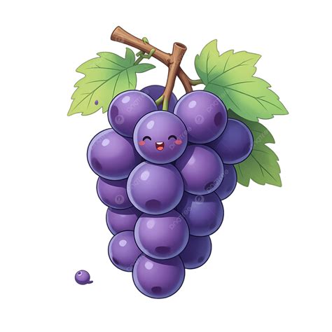 Grape Emoji Pack Cartoon Picture, Grape, Fruit, Expression PNG