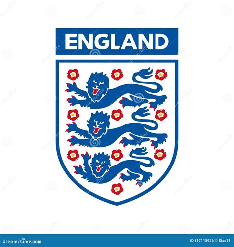 Logo Of The England National Football Team Editorial Photo