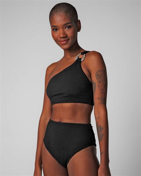 Riachuelo Biqu Ni Calcinha Hot Pant Preto Dript By Riachuelo