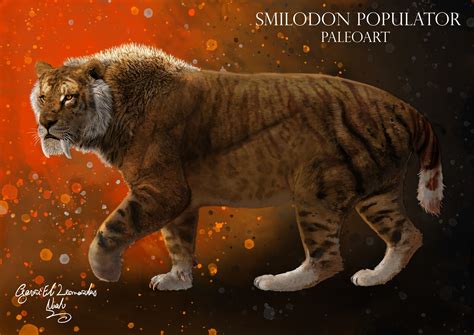 Artstation Smilodon Populator Illustration