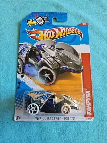2012 Hot Wheels VAMPYRA Chrome 215 247 GREAT CARD Thrill Racers Ice EBay