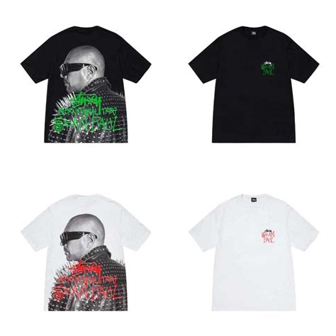 Stussy Football T Shirt Line Shopping