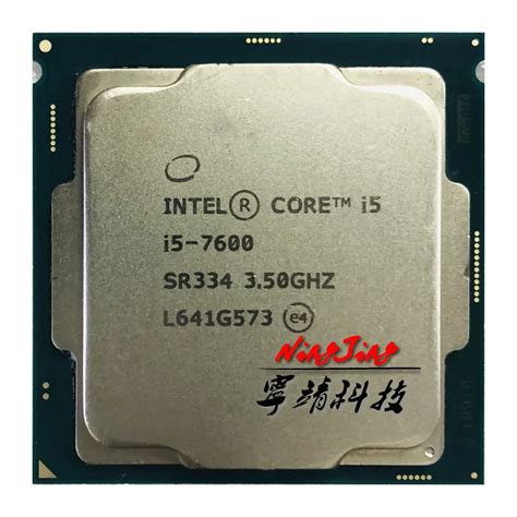 Intel Core i5 7600 i5 7600 3.5 GHz Quad Core Quad Thread CPU Processor ...