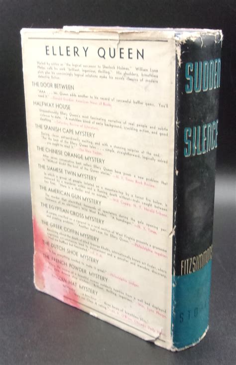 SUDDEN SILENCE: The Case of the Murdered Band-Leader by Fitzsimmons