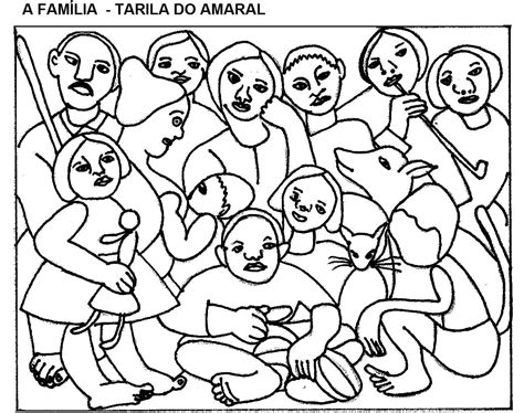 Desenhos De Tarsila Do Amaral Para Colorir Pintar E Imprimir