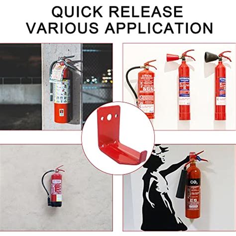 4 Pack Of Fire Extinguisher Mount Wall Hook Fire Extinguisher Bracket Up To 40 Lbs