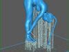 Viriginia Realistic Nude Female Figurine Ready For D Printing D Model D Printable Cgtrader