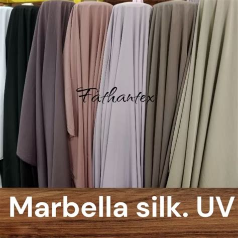 jual kain marbella silk anti uv shopee indonesia