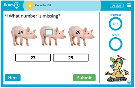 Math Practice Lesson - Counting to 100