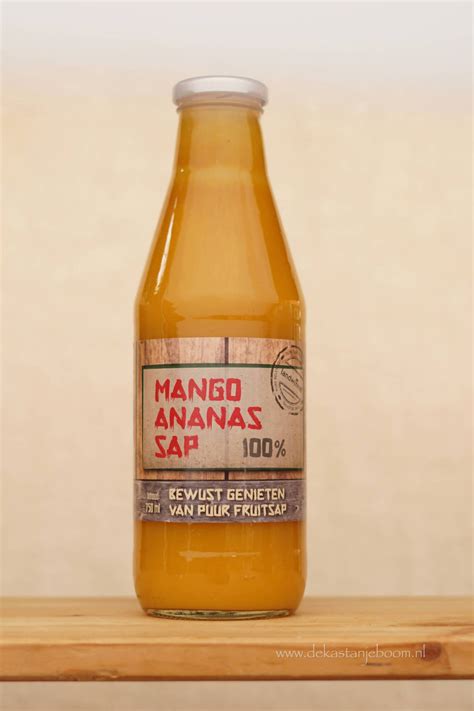 sap mango ananas  de kastanjeboom