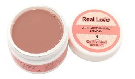 Gel De Alongamento Cremoso Nude Uv Real Love 15 Ml MercadoLivre