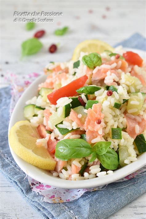 Insalata Di Riso Con Salmone Affumicato E Zucchine Al Limone Ricette