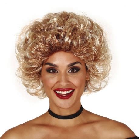 Perruque Moyenne Blonde Rock 50