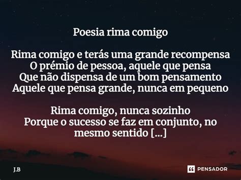 O Que Rima Com Comigo