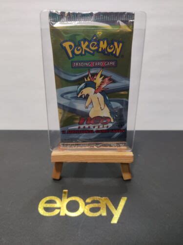 St Edition Typhlosion Neo Genesis Booster Pack Brand New Sealed