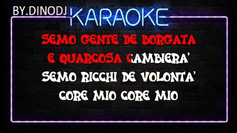 I Vianella Semo Gente De Borgata Karaoke Youtube