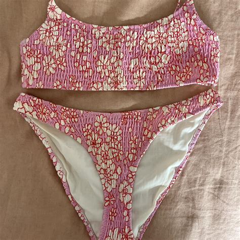 TRIANGL MICA Floral Bikini Set With Matching Depop