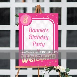 Editable Dinner Menu Printable Birthday Party Lunch Menu Hot Pink Gold Foil Food Menu Doll
