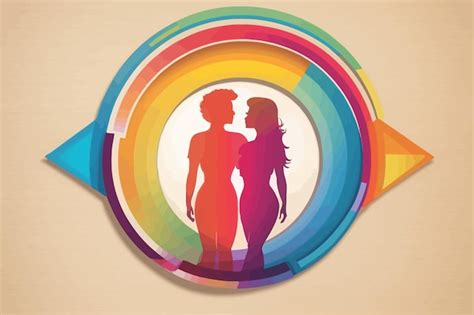 Pride Day Lesbian Gay Bisexual Transgender Illustration Premium AI Generated Vector